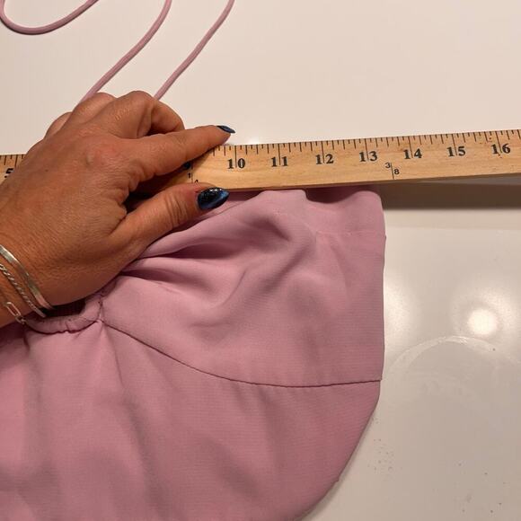 Abercrombie & Fitch Pink Halter Neck Crop Top Size Small - Picture 6 of 7